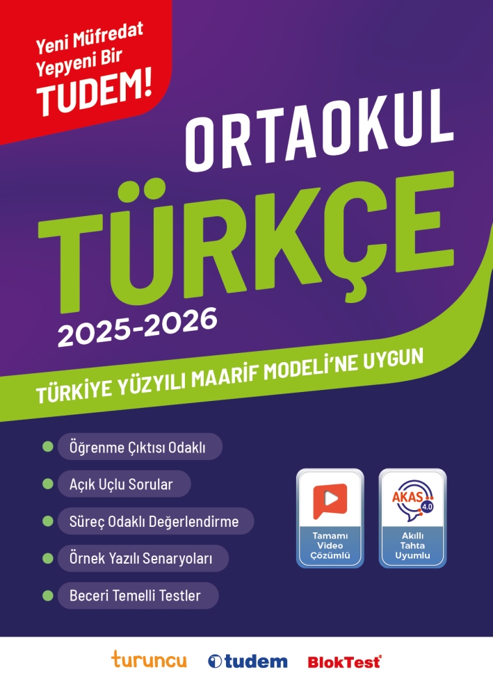 ORTAOKUL TÜRKÇE KATALOĞU